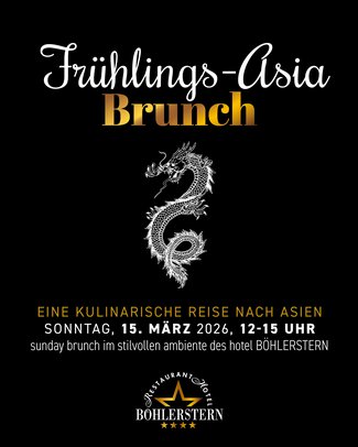 Brunch Frühlings-Asia Brunch am 15. März 2026 im Hotel Böhlerstern